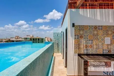 Vakantiehuis Oceanview Roof Pool By 5Th Ave 3Min Walk To Beach Playa del Carmen Mexico